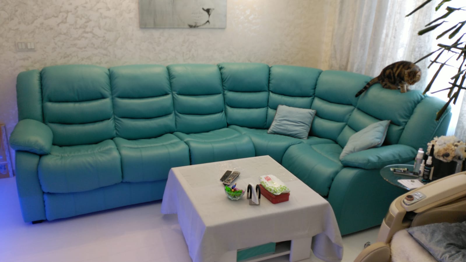 Перетяжка дивана на дому. Михнево